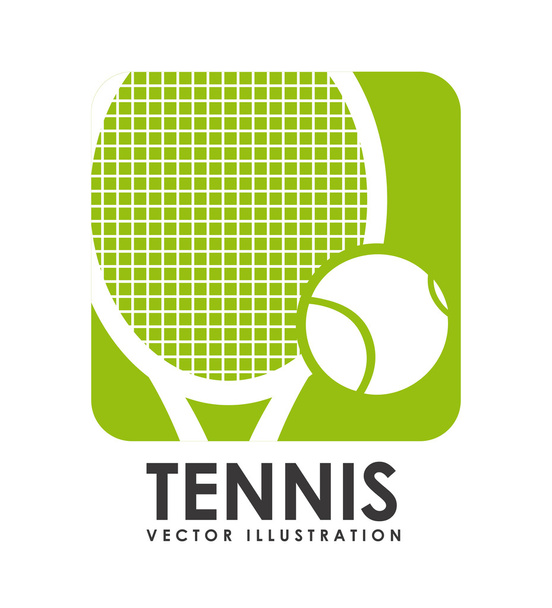 tennis design - Vektör, Görsel