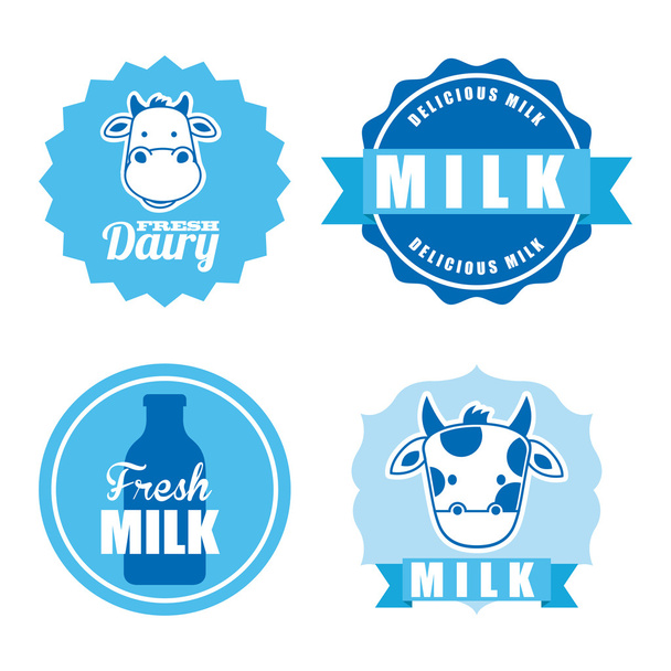 Diseño de leche
  - Vector, imagen