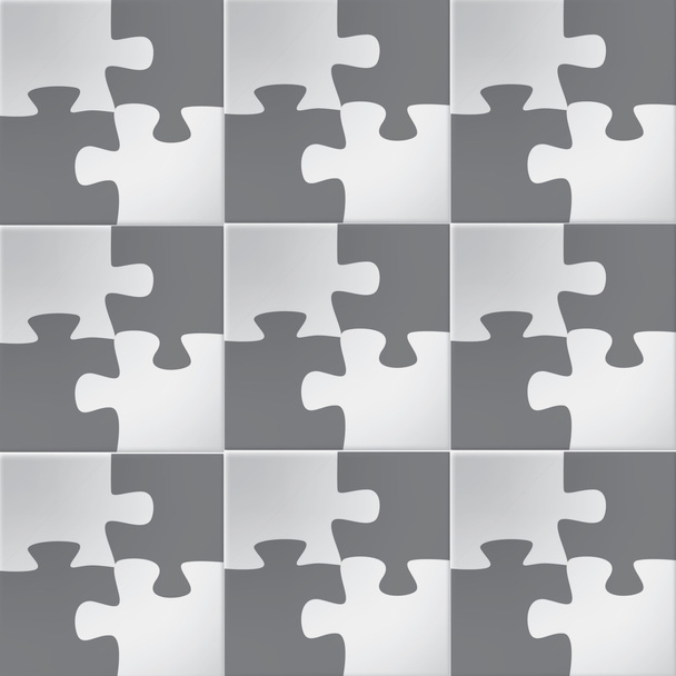 Jigsaw achtergrond - Vector, afbeelding