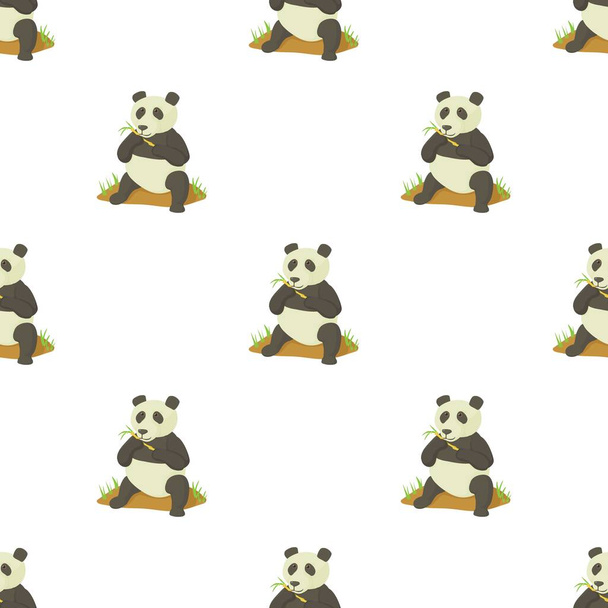 Panda pattern seamless vector - Вектор, зображення
