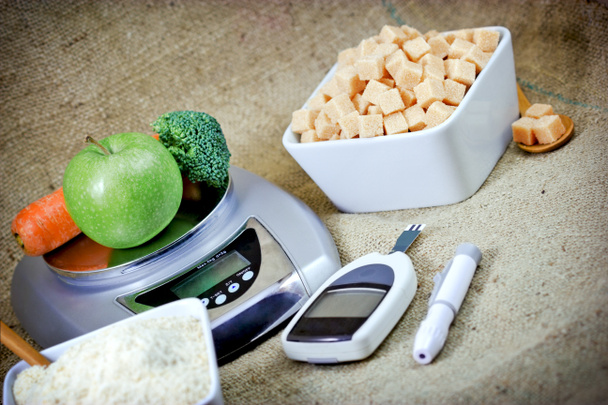 Nutrição adequada à saúde sem diabetes
 - Foto, Imagem