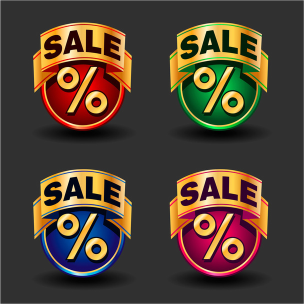 verkoop icons set - Vector, afbeelding