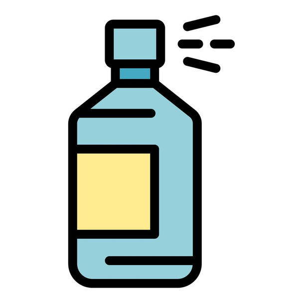 Spray bottle icon color outline vector - Wektor, obraz