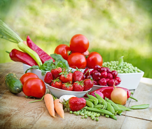 Fruits et légumes biologiques - Photo, image