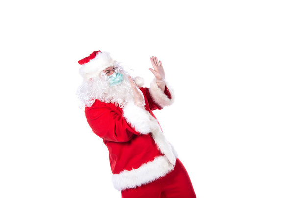 Viruses and health problems. Funny Santa. - Photo, Image