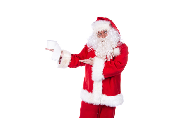 Viruses and health problems. Funny Santa. - Foto, Imagen