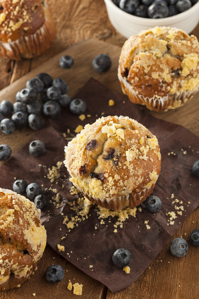 Homemade Blueberry Muffins for Breakfast - 写真・画像