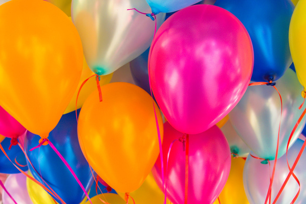 Πολύχρωμα μπαλόνια φόντο - Φωτογραφία, εικόνα