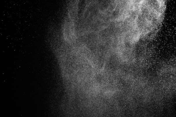 Abstract water spray on a black background - Foto, Imagen