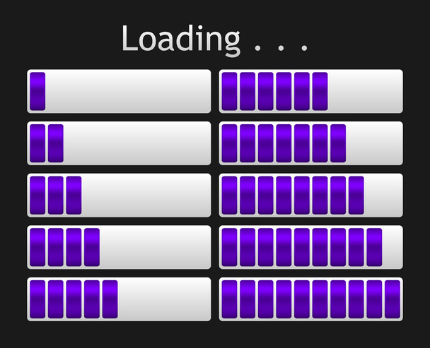 vector loading bar - Vector, afbeelding