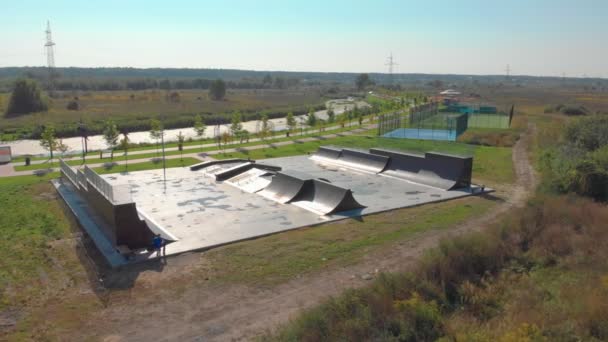 Skate Park Aire libre aéreo - Metraje, vídeo