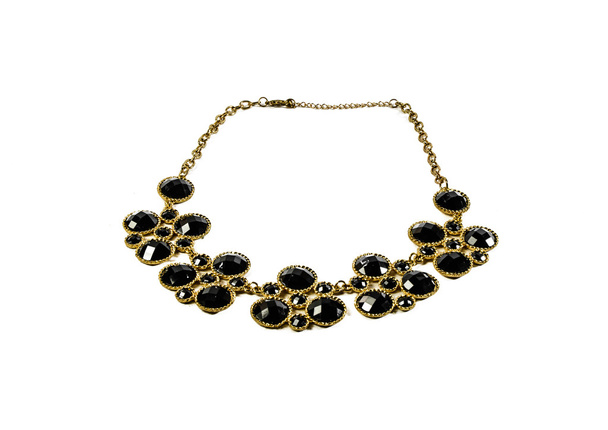  gem and gold necklace - Photo, Image