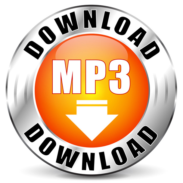 Vector mp3 download icon - Vector, Image