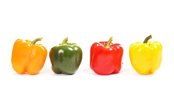 čtyři barevné papriky - Fotografie, Obrázek
