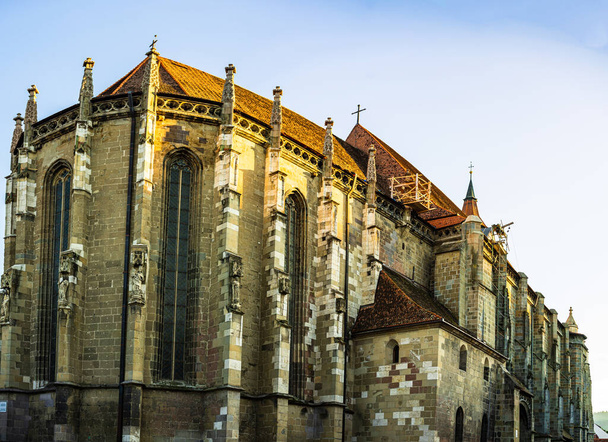 The Gothic Black Church (Biserica Neagra) in Brasov, Romania - Fotografie, Obrázek