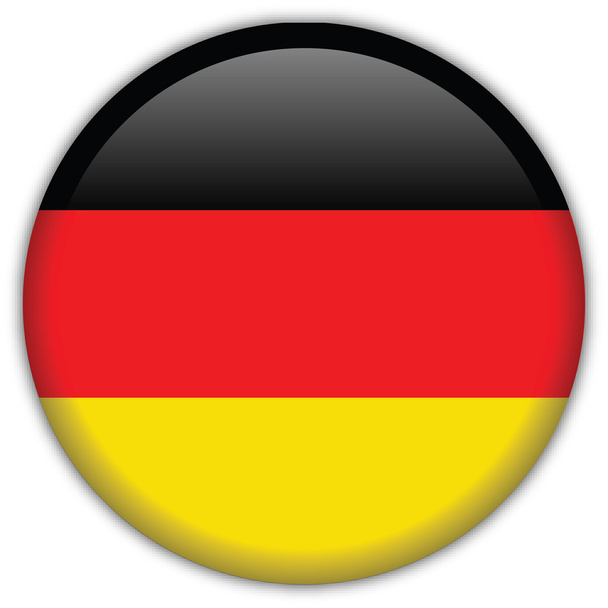 Almanya bayrak simgesi - Vektör, Görsel
