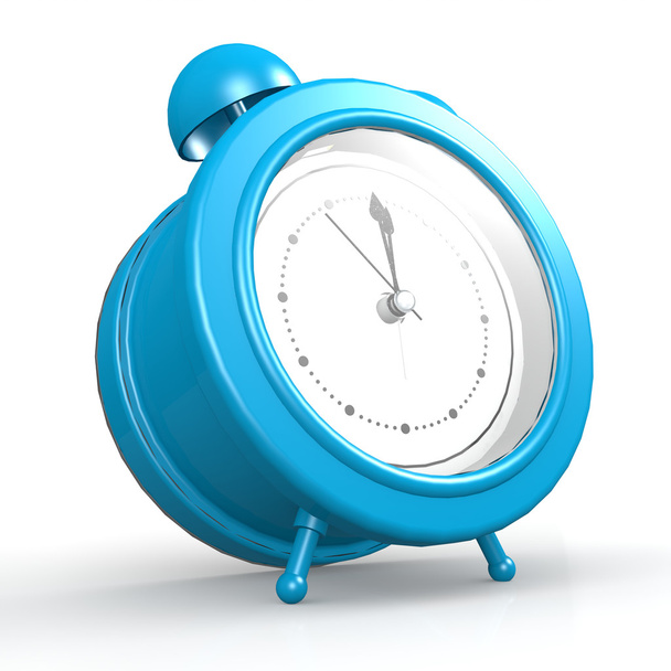 Blue alarm clock - Photo, image