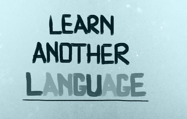 Μάθετε μια άλλη έννοια γλώσσας - Φωτογραφία, εικόνα