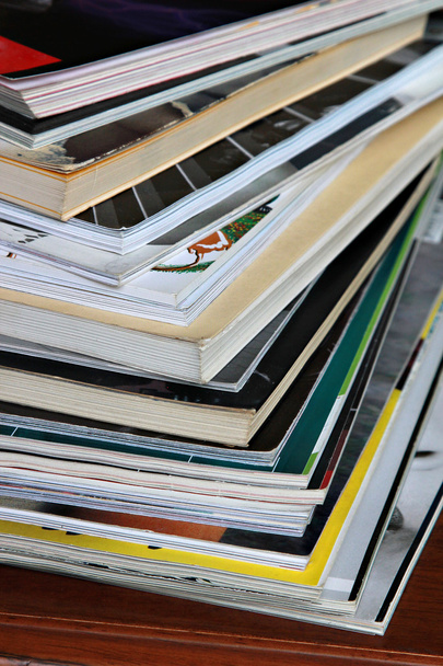 Stack of magazines - Photo, Image