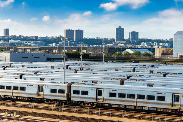 Hudson Yards train depot in New York City, NY, USA - Fotó, kép