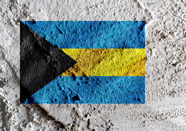 National flag of the Bahamas themes idea design - Foto, imagen