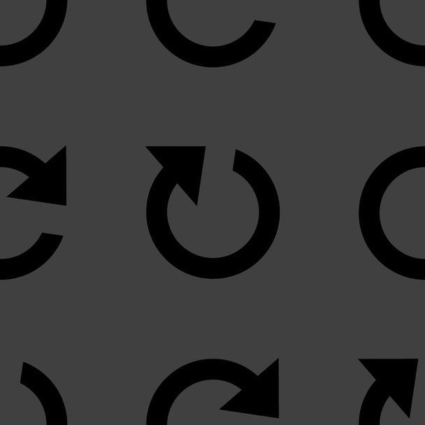arrow Update web icon. flat design. Seamless pattern. - Vector, Image