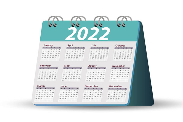 Calendrier de l'année 2022 en concept d'entreprise - Photo, image
