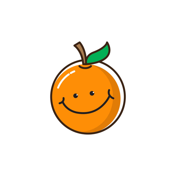 Narancs Friss design Vektor ikon illusztráció tervezés - Vektor, kép