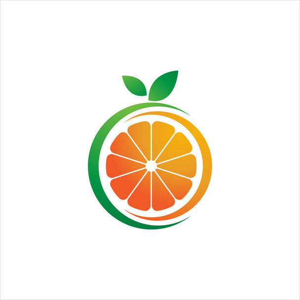 Orange Fresh design Vector icon illustration design - Vector, Image