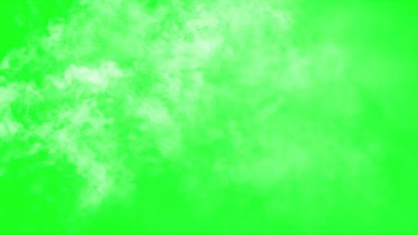 Ilustração 3d - Nuvens no fundo da tela verde - Foto, Imagem