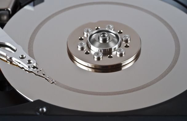 Opened defective hard disk drive - Photo, Image