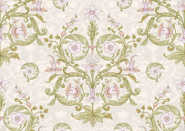 Seamless pattern, background. In decorative style - Vektor, Bild