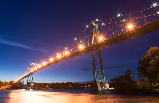 Thousand Islands Bridge at Night - Photo, Image