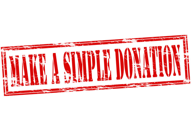Make a simple donation - Vector, Image