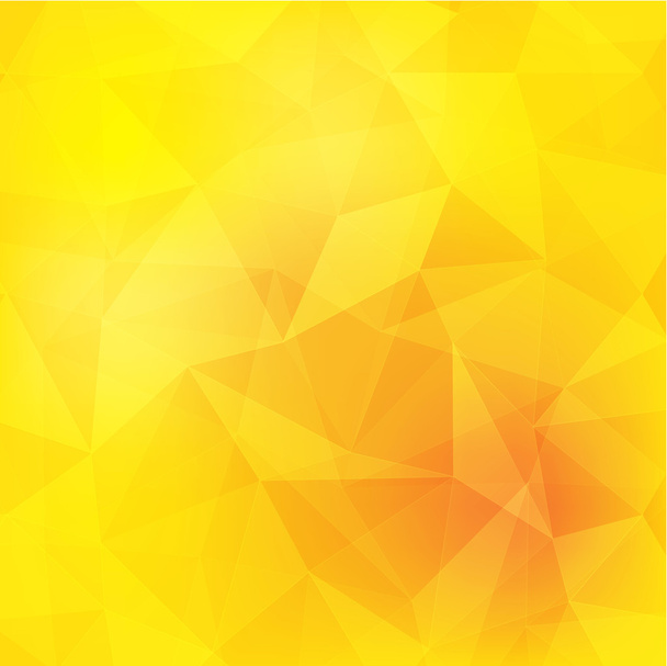 yellow polygon geometric abstract background - Vector, Image