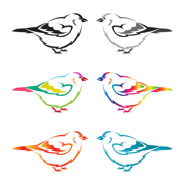 Conjunto de aves vectoras
 - Vetor, Imagem