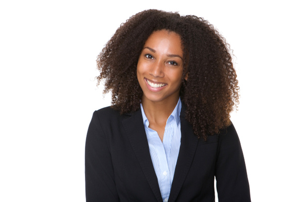 kobieta przekonany Afryki amerykański biznes  - Zdjęcie, obraz