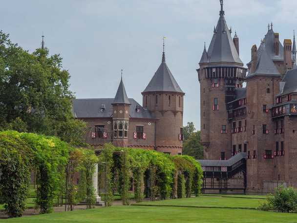 El Castillo de Haar cerca de Utrecht en los Países Bajos - Foto, Imagen