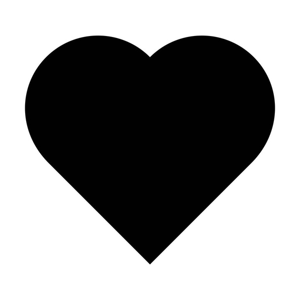 Herz-Symbol-Vektor für kreatives Grafikdesign ui-Element in einer Piktogramm-Illustration - Vektor, Bild