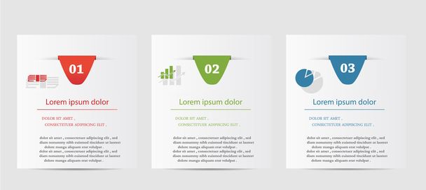 Business tag folders - Vector, afbeelding