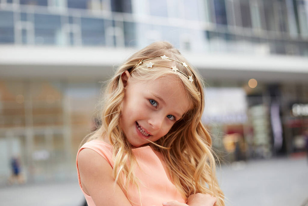 Portrait of beautiful blond hair's baby girl - Valokuva, kuva