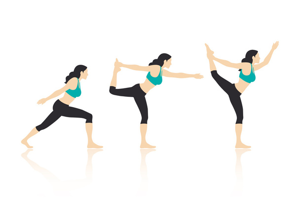 Yoga Poses Vector - Vector, Image