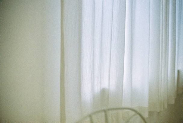 white wall with a window, background, texture - Valokuva, kuva