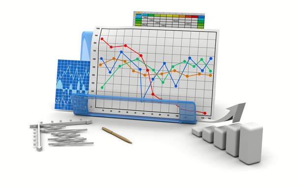Gráfico de finanzas empresariales, diagrama. gráfico, barra
 - Foto, Imagen
