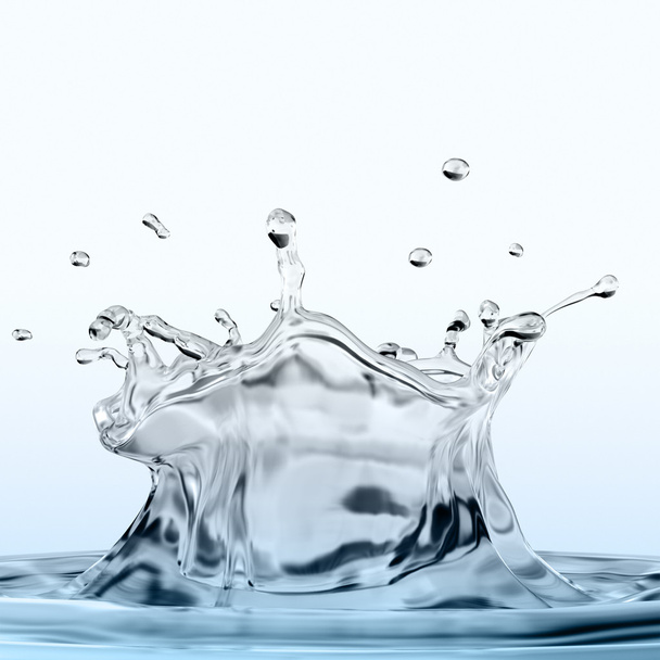água splash coroa
 - Foto, Imagem