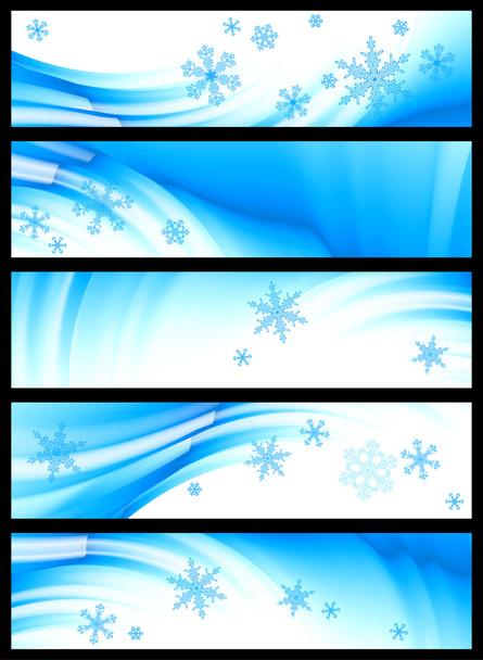 Winter banner, vector - Vetor, Imagem