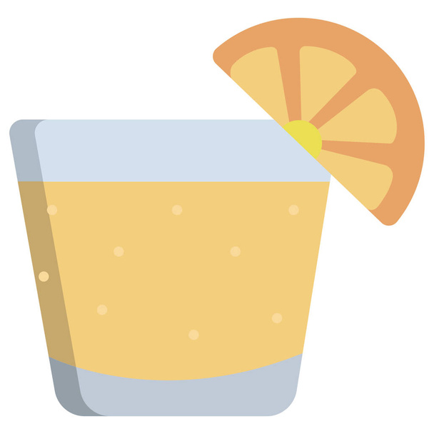 Tequila simple vector icon on white background - Vektor, kép