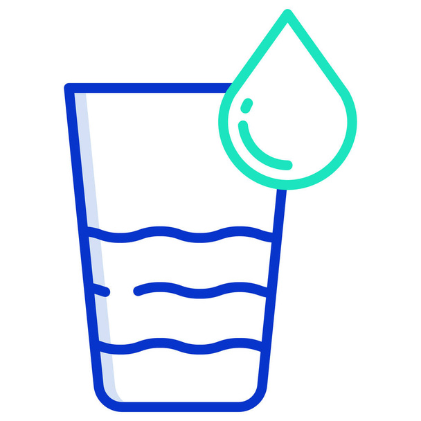 water icon vector illustration - ベクター画像
