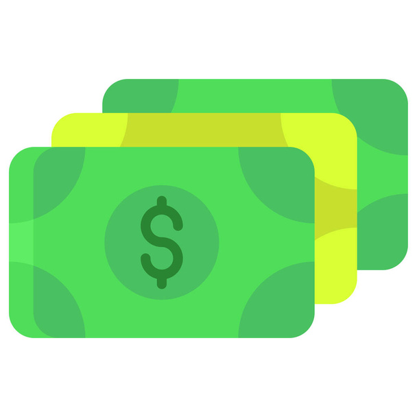 Money Icon, cash, vector. - Vector, imagen