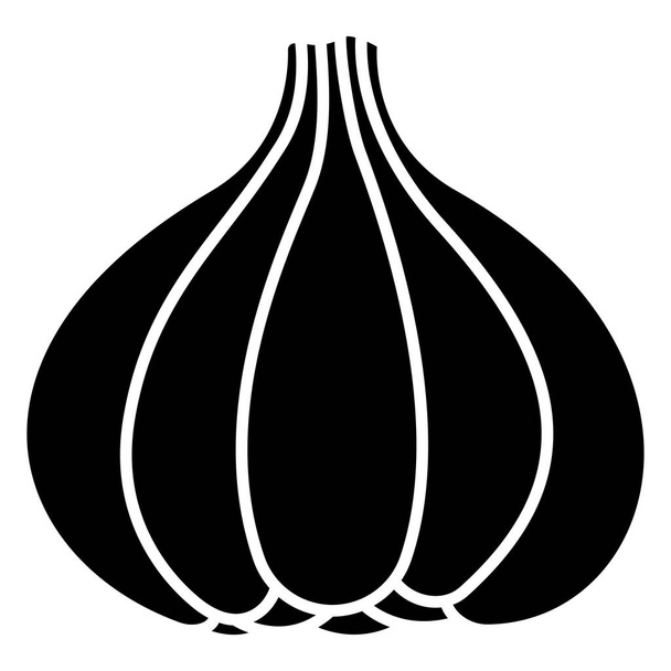 Garlic icon trendy and modern placeholder symbol for logo, web, app, UI. - Vecteur, image